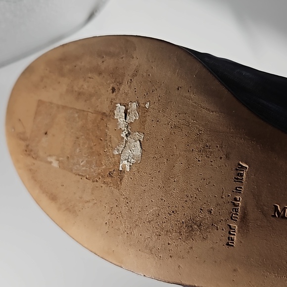 Manolo Blahnik satin blue flats European size 39/US size 8 - Picture 11 of 11